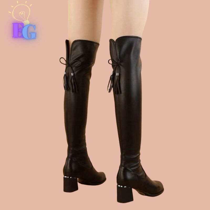 Sinta-se confiante e estilosa em qualquer ocasião com a bota cano alto que é a escolha certa.